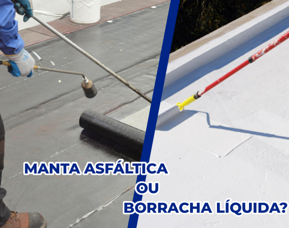 Qual escolher manta asfáltica ou borracha líquida?